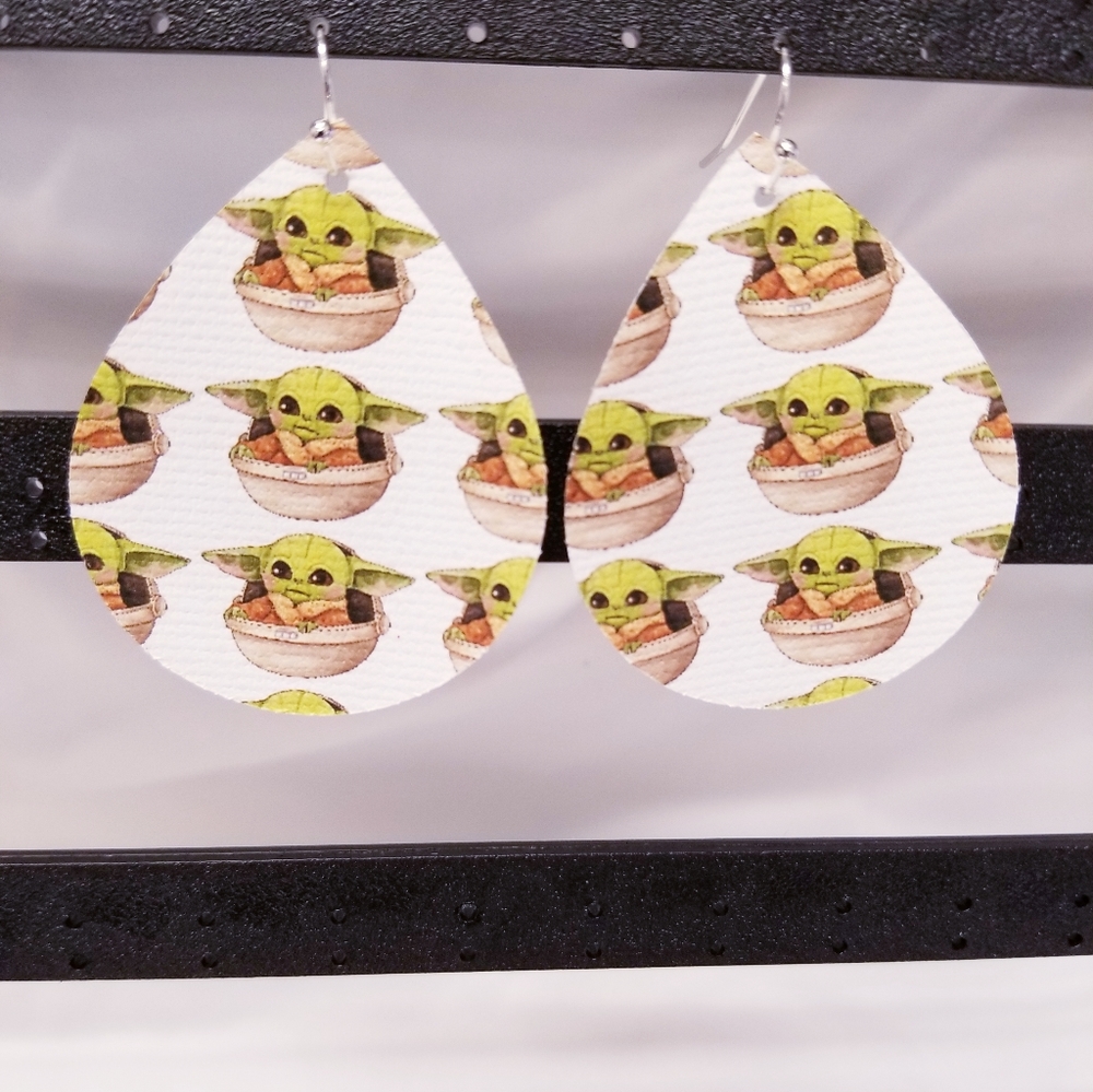 Baby yoda earrings